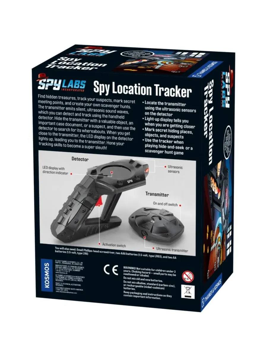 Набор для игры в шпионов Spy Location Tracker Kit Thames & Kosmos — изображение 2 из 3, мульти