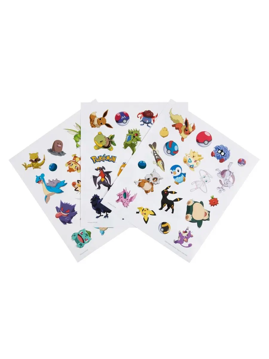 Набор для творчества с наклейками Pokemon, 3 комплекта Crayola — изображение 8 из 8, мульти