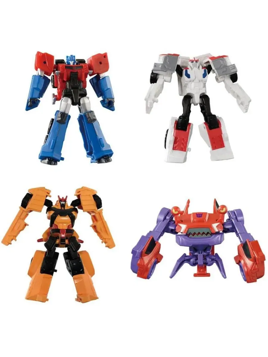 Набор из 4 фигурок Transformers Adventure, модель Autobot VS Clampdown Transformers