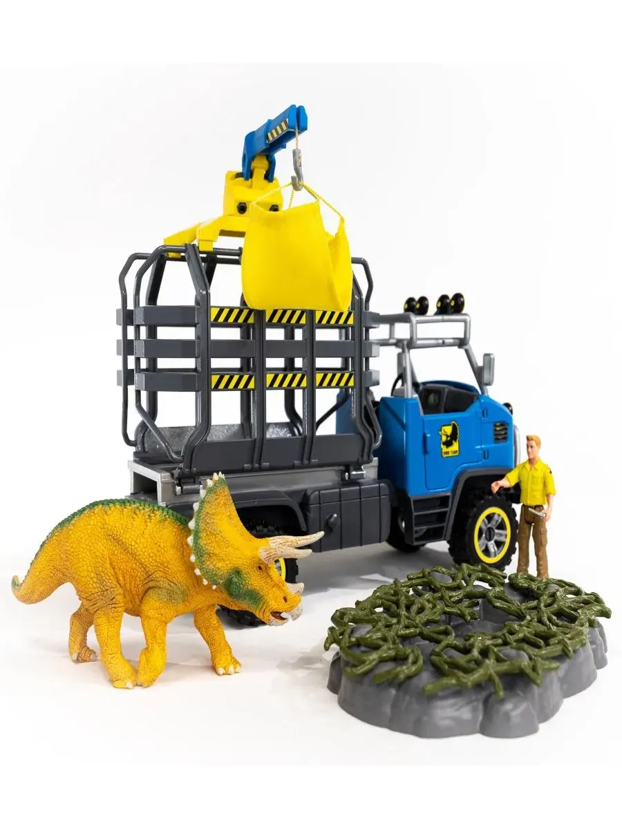 Игровой набор «Динозавры: Транспортировка динозавров» Schleich — изображение 2 из 9, мульти