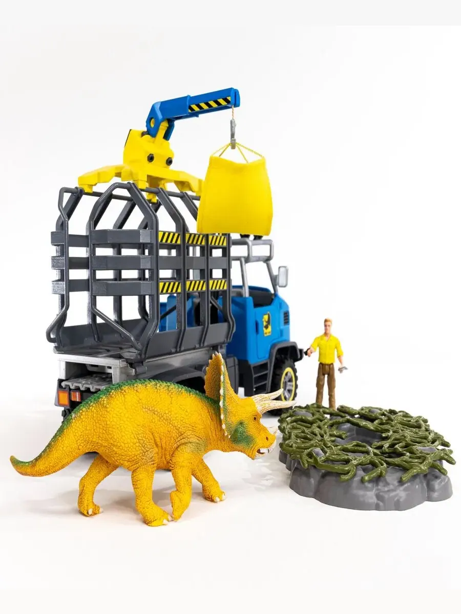 Игровой набор «Динозавры: Транспортировка динозавров» Schleich — изображение 4 из 9, мульти