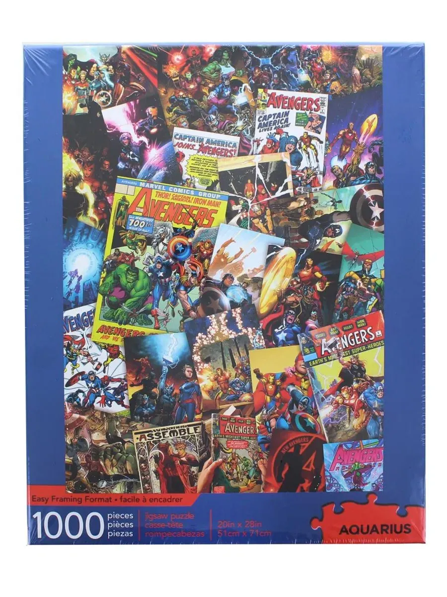 Пазл Marvel Avengers Comic Collag из 1000 деталей Nmr Distribution — изображение 2 из 6, нет цвета