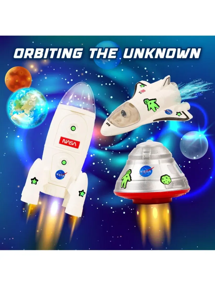 Игровой набор «Лунная петля: космические рельсы NASA», 225 деталей Usa Toyz — изображение 4 из 7, нет цвета