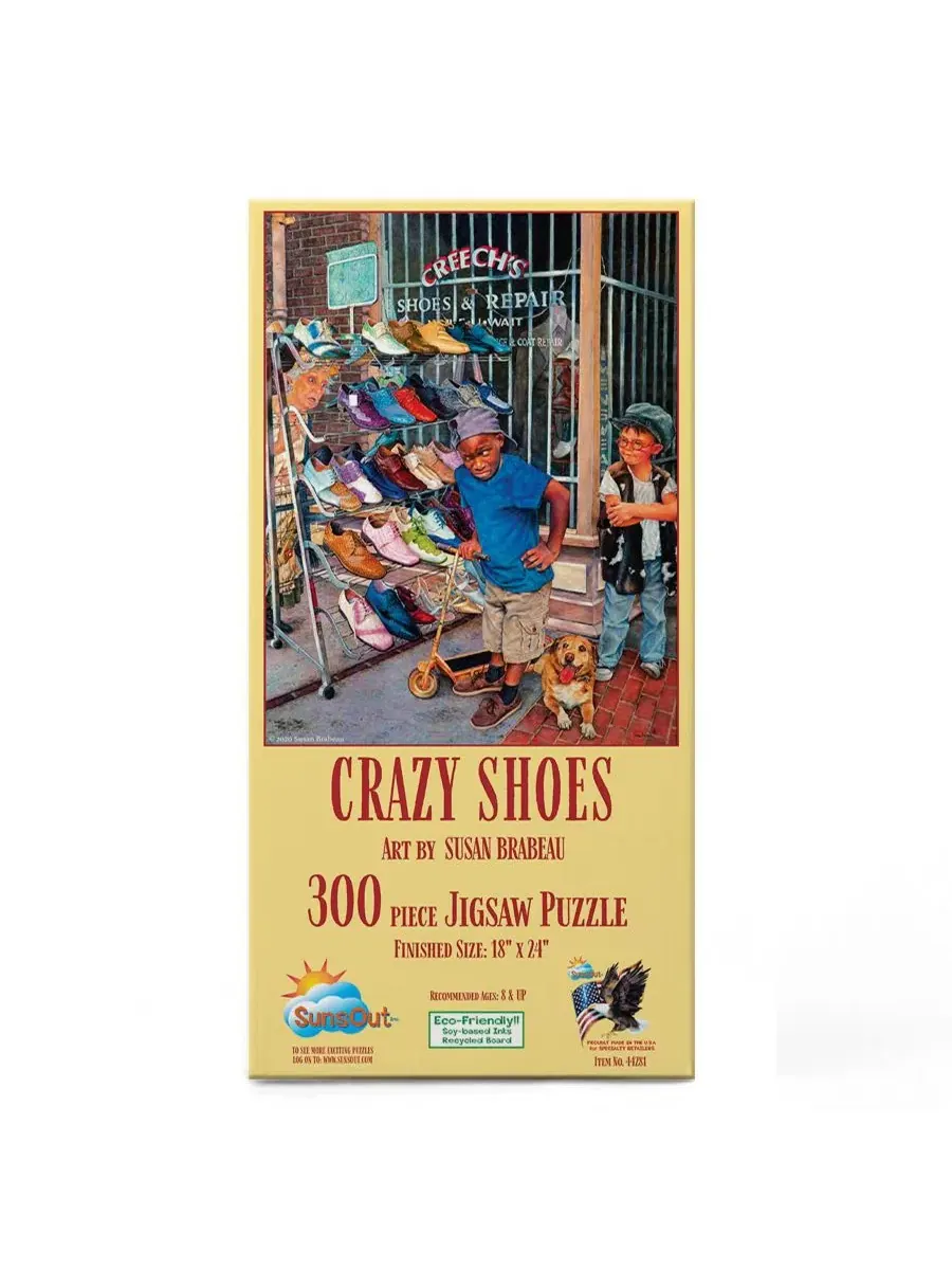 Пазл Crzy Shoes из 300 деталей для взрослых Sunsout — изображение 2 из 5, нет цвета