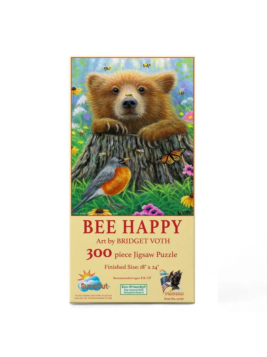 Пазл Bee Happy из 300 деталей для взрослых Sunsout — изображение 2 из 5, нет цвета