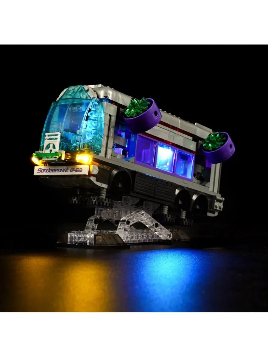 Конструктор Lumibricks 2 in 1 Future-Bus Lighting Building Bricks Set, 605 деталей — изображение 3 из 9, нет цвета