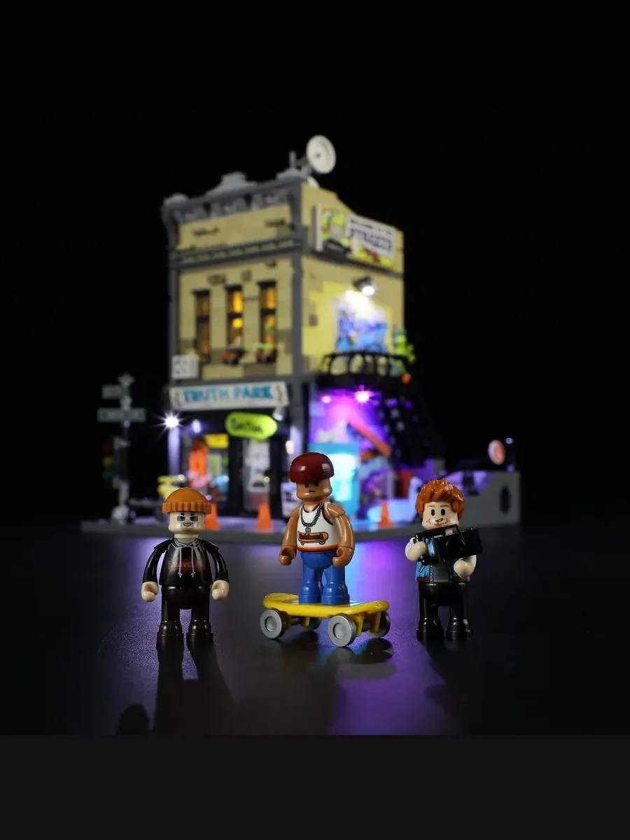 Конструктор Lumibricks Skate Shop Lighting 1573 деталей, с LED-подсветкой — изображение 3 из 10, нет цвета