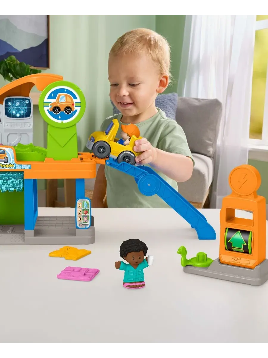 Игровой набор Little People Fillin' Fun Service Station с складной рампой Fisher Price — изображение 5 из 6, нет цвета