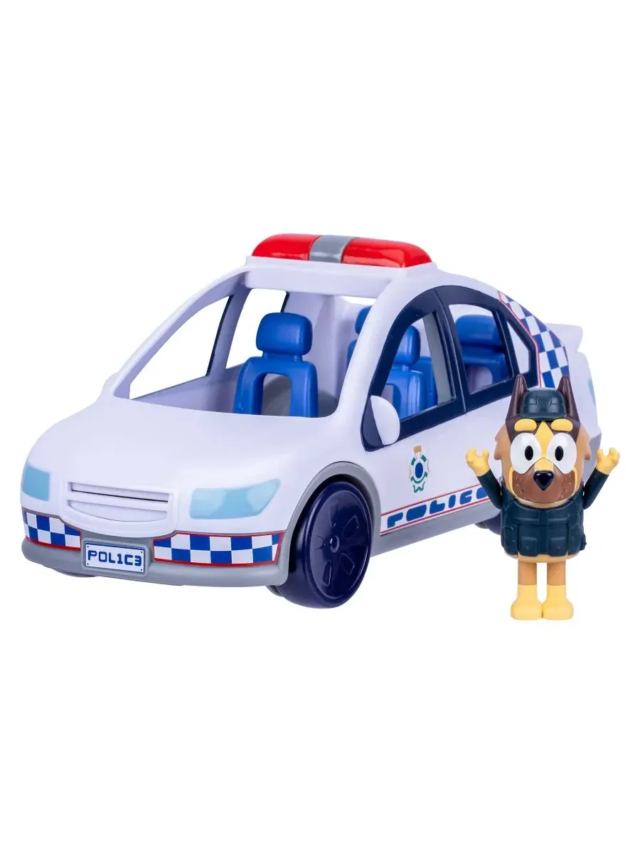 Игровой набор Полицейская машина Bluey с фигуркой полицейского — изображение 4 из 9, нет цвета