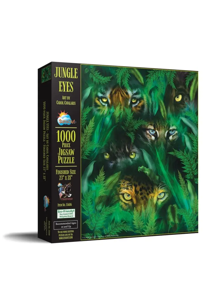 Пазл Jungle Eyes из 1000 деталей для взрослых Sunsout