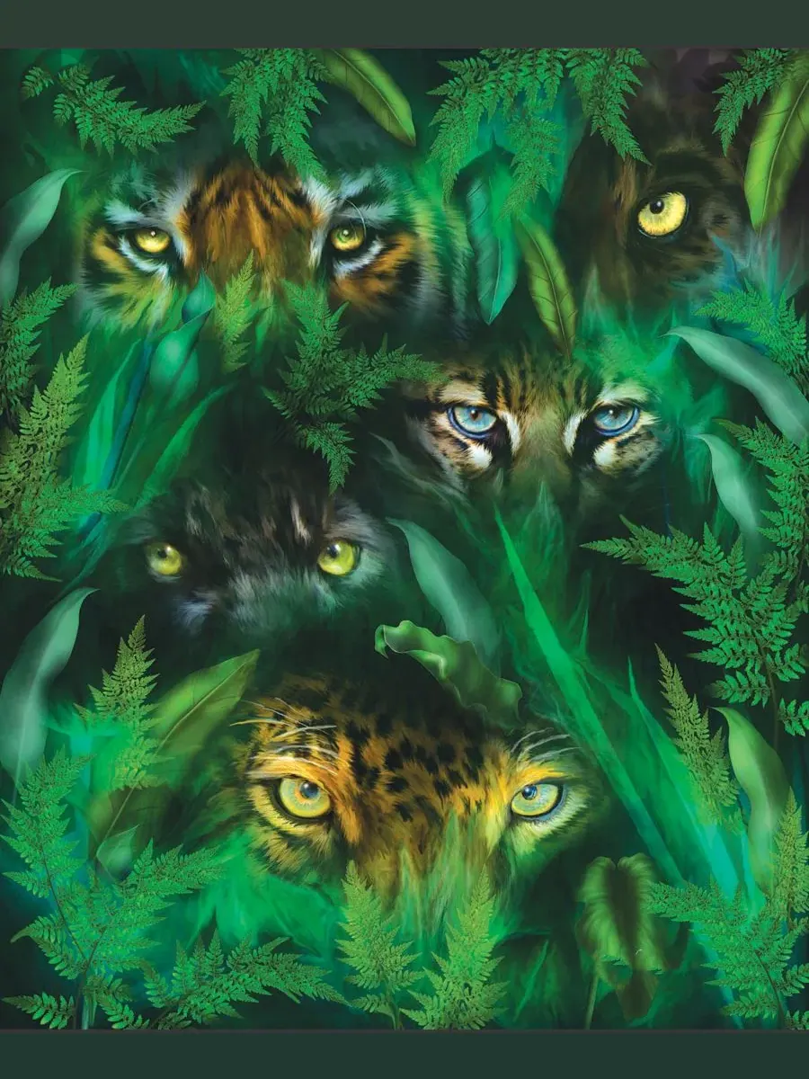 Пазл Jungle Eyes из 1000 деталей для взрослых Sunsout — изображение 4 из 5, нет цвета