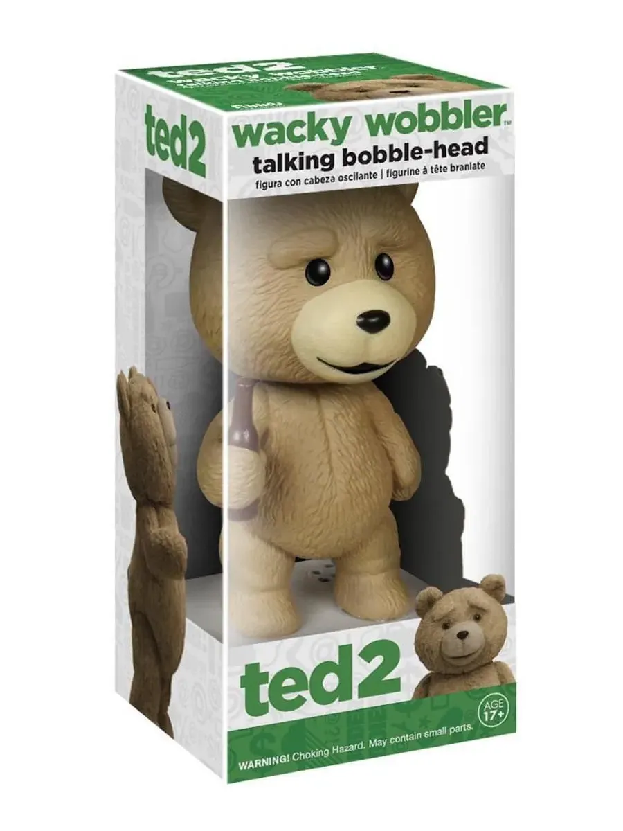 Коллекционная фигурка-болванчик Тед 2 Wacky Wobbler Funko — изображение 3 из 3, коричневый