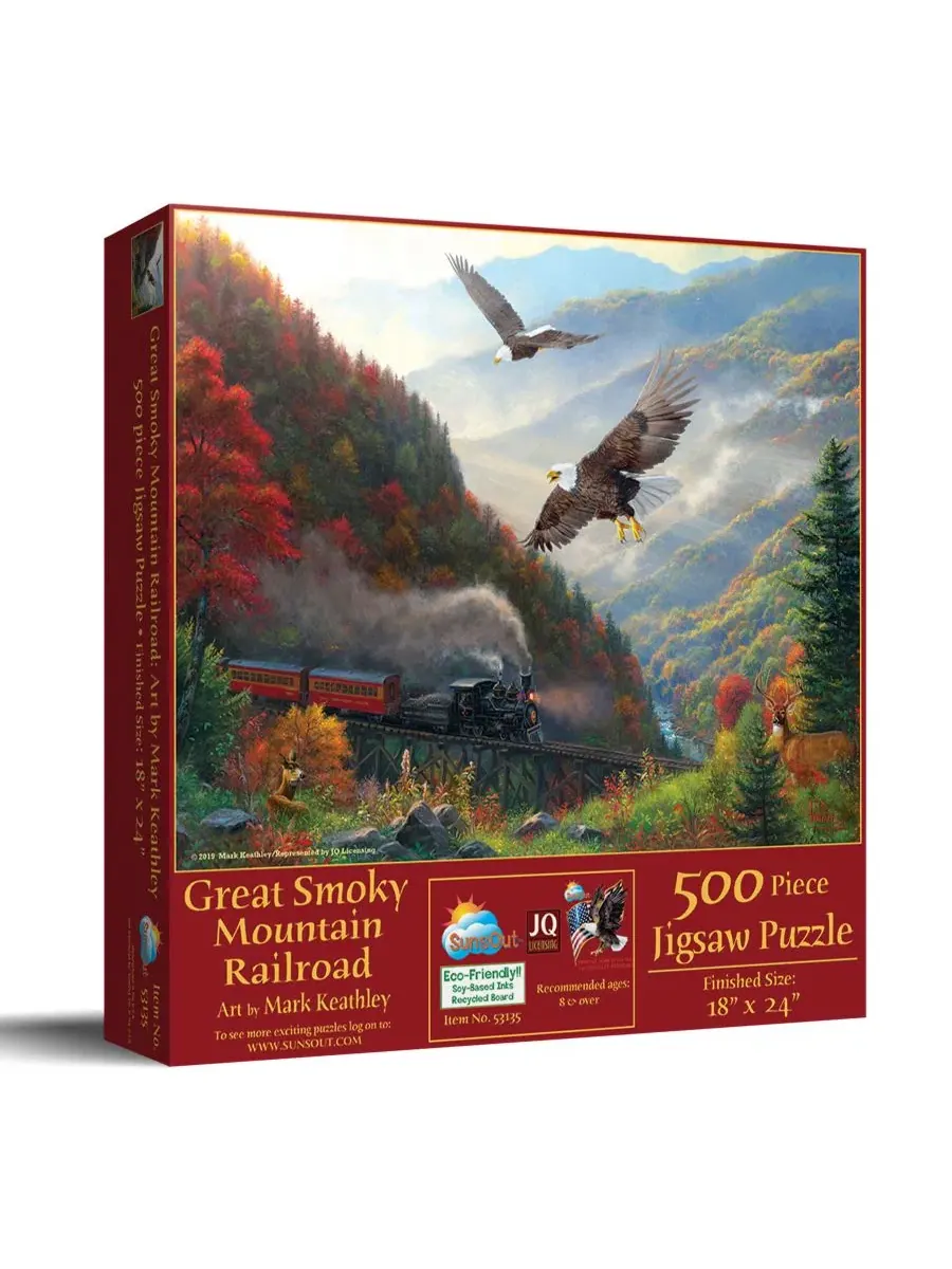 Пазл 500 элементов Great Smoky Mountain Railroad SunsOut