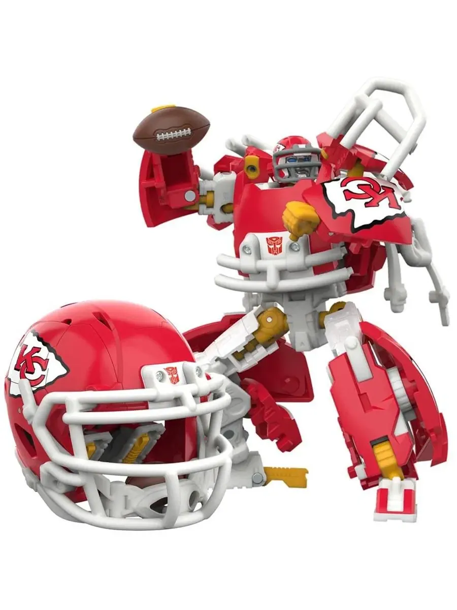 Фигурка трансформера с футбольным шлемом Kansas City Chiefs KC-59 Transformers, 14 см — изображение 2 из 6, нет цвета