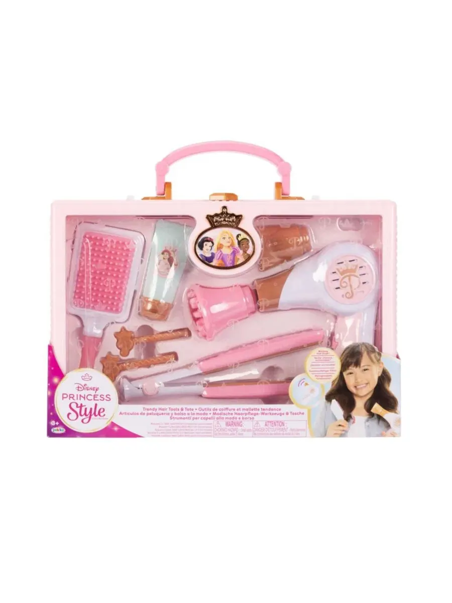 Игровой набор парикмахера с сумкой-тоут Disney Princess Style Collection