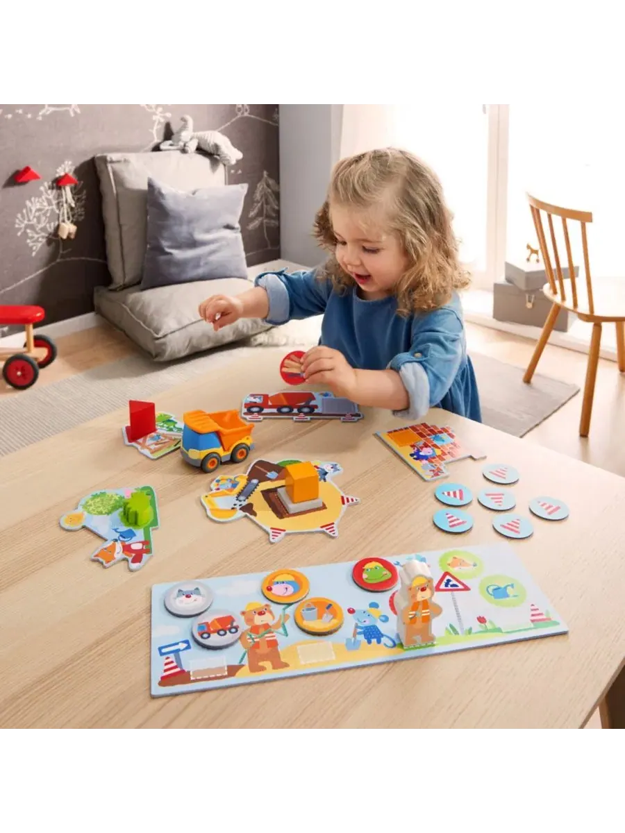 Настольная игра-кооперация Стройка Haba — изображение 2 из 8, мульти