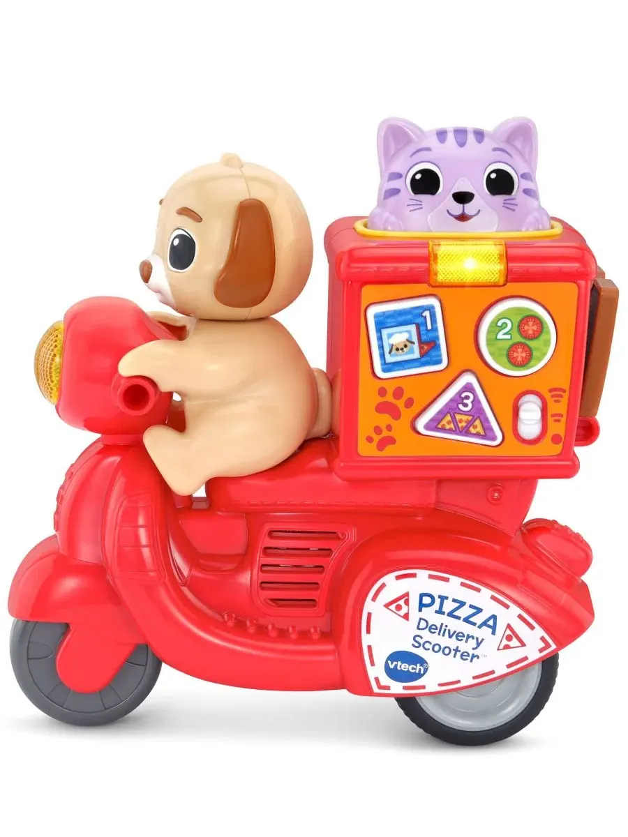Развивающая игрушка Press & Roll Pizza Scooter Numbers, Shapes & Colors Learning Toy VTech