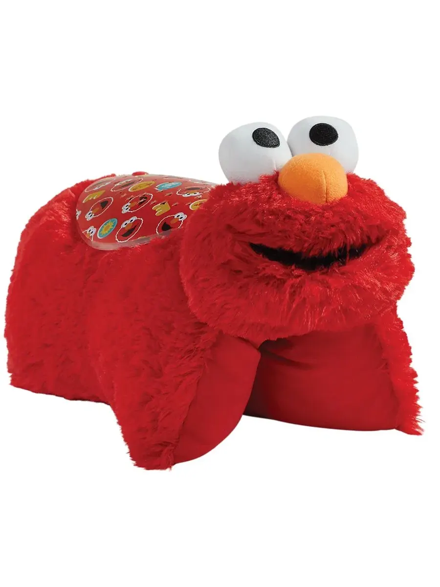 Мягкая игрушка-ночник Sesame Street Elmo Sleeptime Lite Pillow Pets — изображение 2 из 8, красный