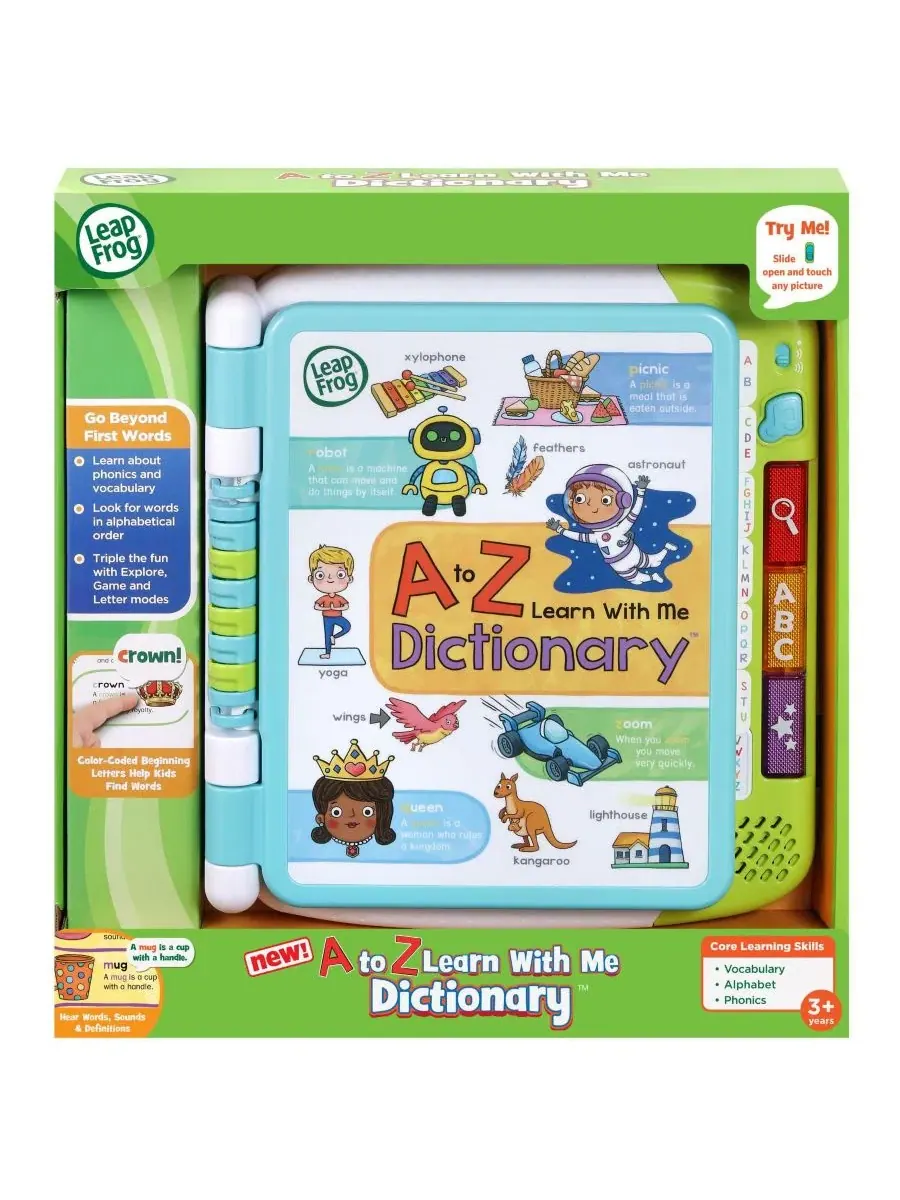 Интерактивный словарь A to Z Learn With Me Dictionary VTech — изображение 2 из 3, мульти