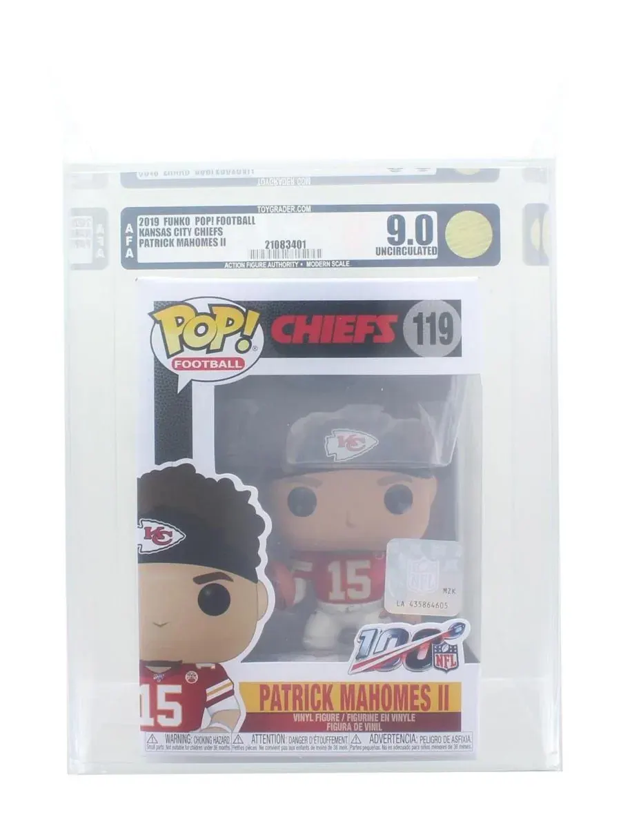 Фигурка Funko Pop! Винил Patrick Mahomes II Kansas City Chiefs, AFA 9.0