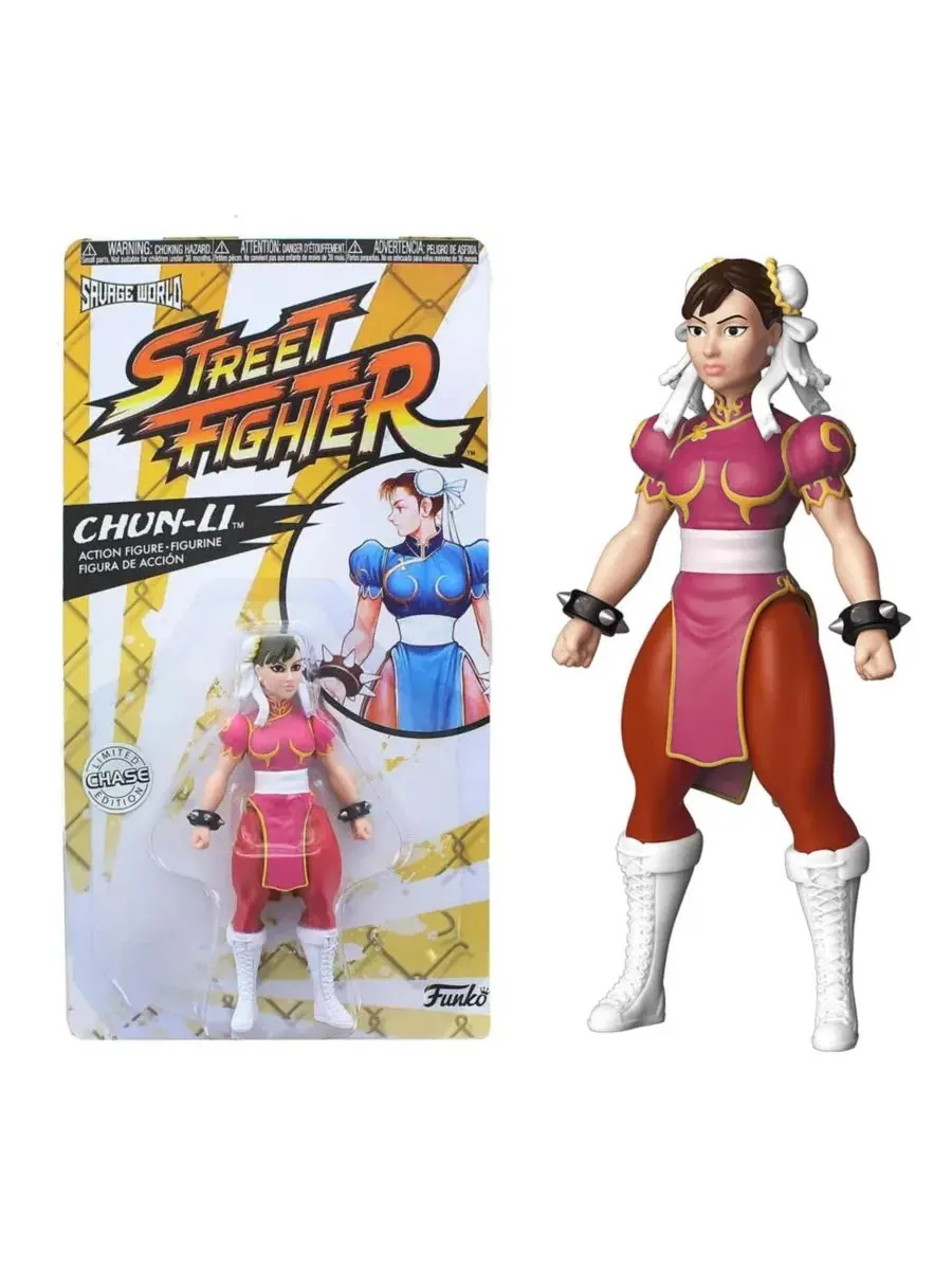 Фигурка Funko Funko по игре Savage World Street Fighter, Чун Ли в розовом платье (редкая фигурка)