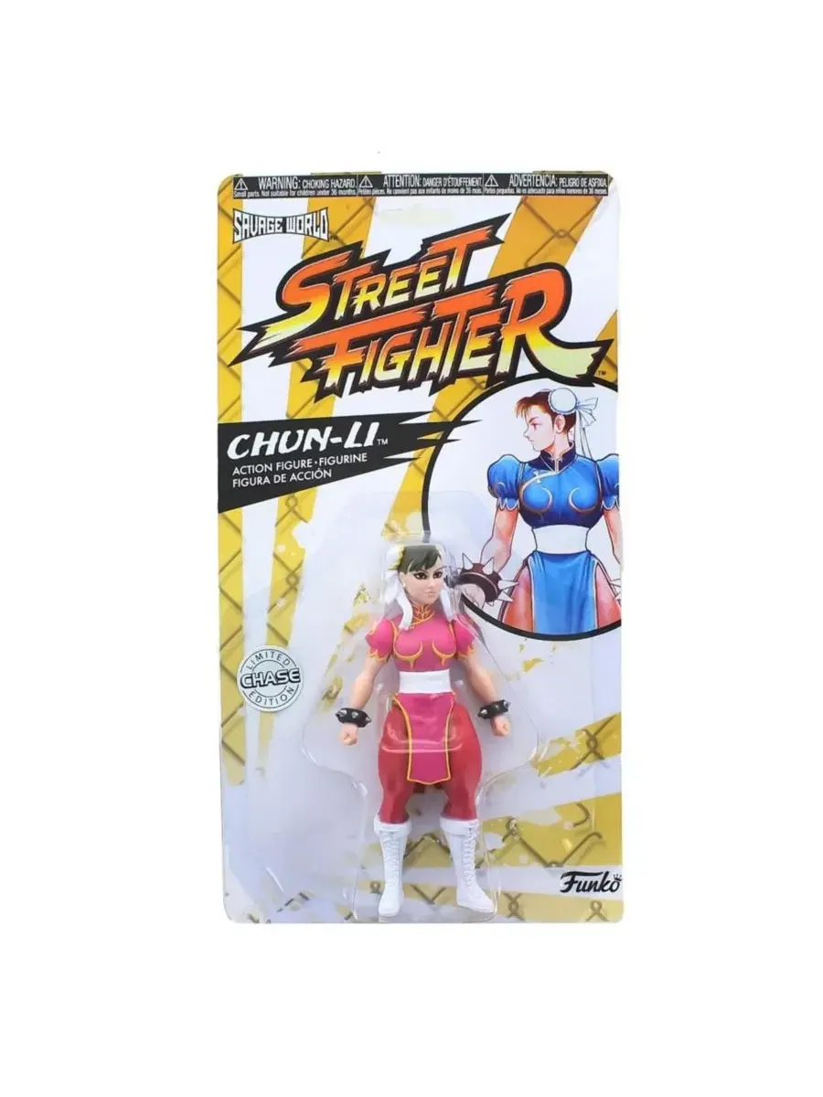 Фигурка Funko Funko по игре Savage World Street Fighter, Чун Ли в розовом платье (редкая фигурка) — изображение 2 из 6