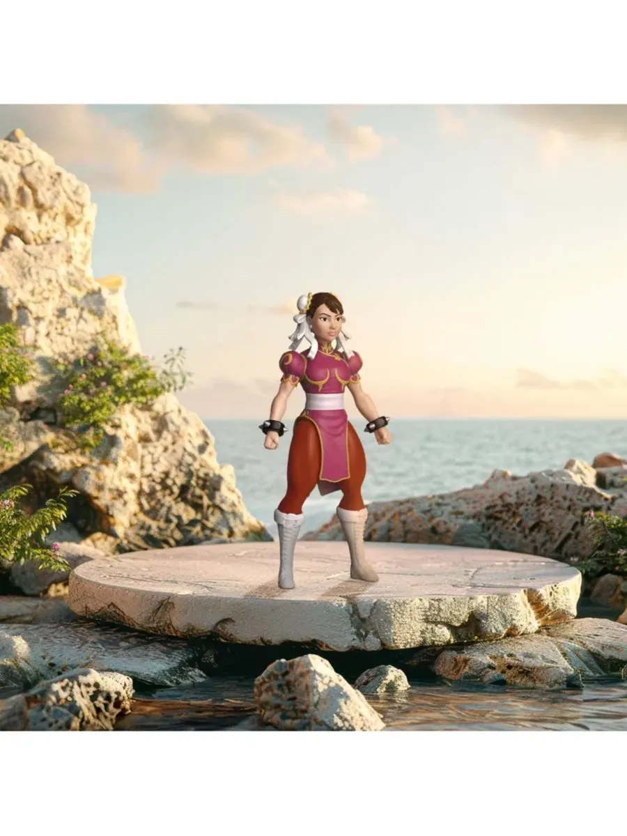 Фигурка Funko Funko по игре Savage World Street Fighter, Чун Ли в розовом платье (редкая фигурка) — изображение 4 из 6