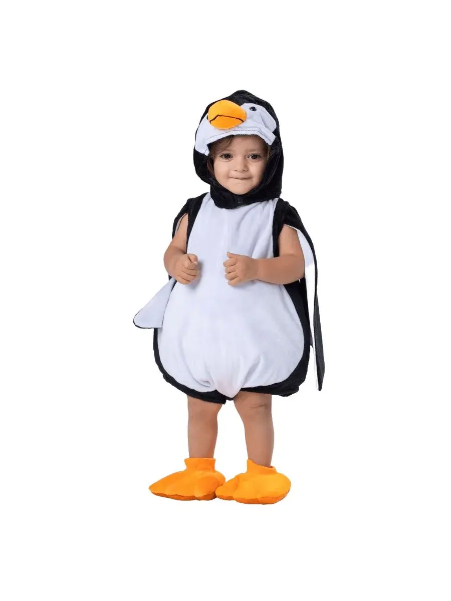 Детский костюм пингвина с капюшоном и пинетками Dress Up America
