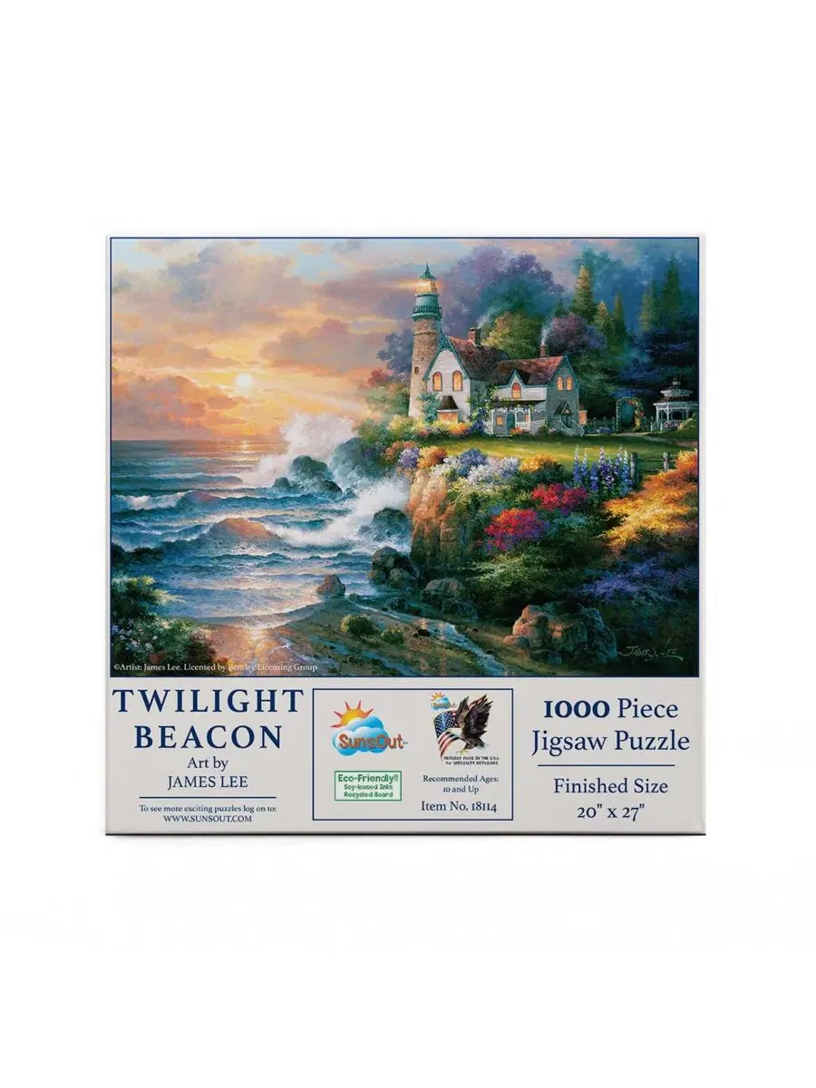 Пазл 1000 элементов с флористическим принтом Twilight Beacon SunsOut, 51×69 см — изображение 2 из 5, нет цвета