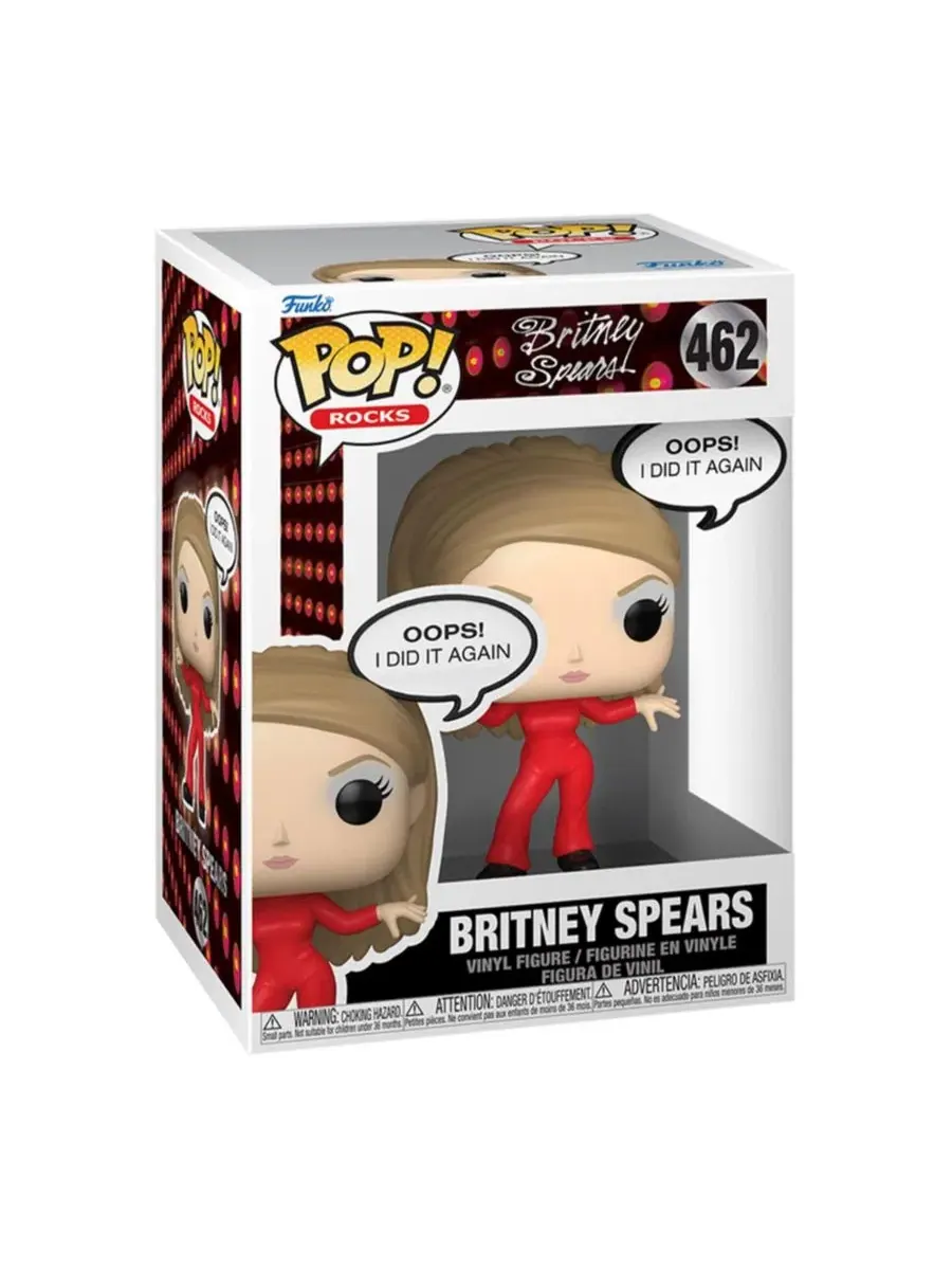 Виниловая фигурка Funko Pop! Britney Spears Oops, I Did It Again — изображение 3 из 5, нет цвета