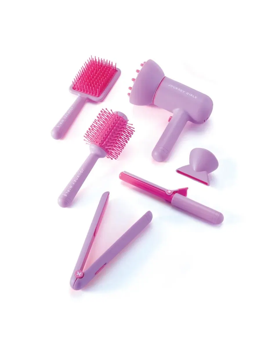 Набор для укладки волос Glam Studio Pretend Hair Styling Set Journey Girls — фиолетовый