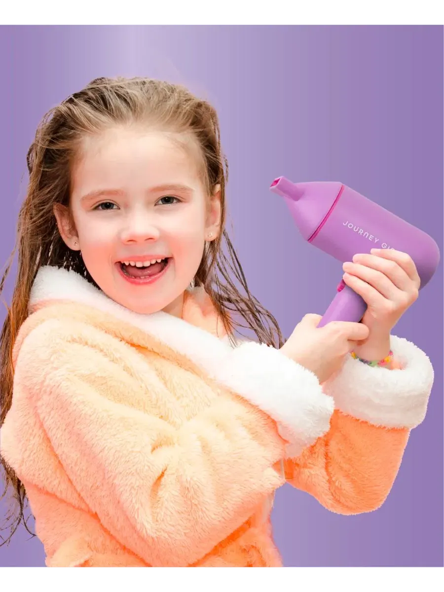 Набор для укладки волос Glam Studio Pretend Hair Styling Set Journey Girls — изображение 2 из 6, розовый фиолетовый