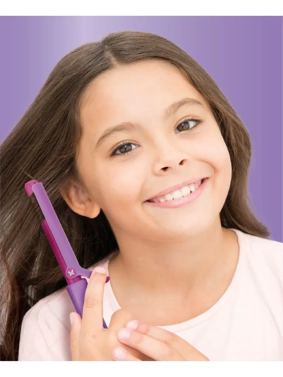 Набор для укладки волос Glam Studio Pretend Hair Styling Set Journey Girls — изображение 3 из 6, розовый фиолетовый