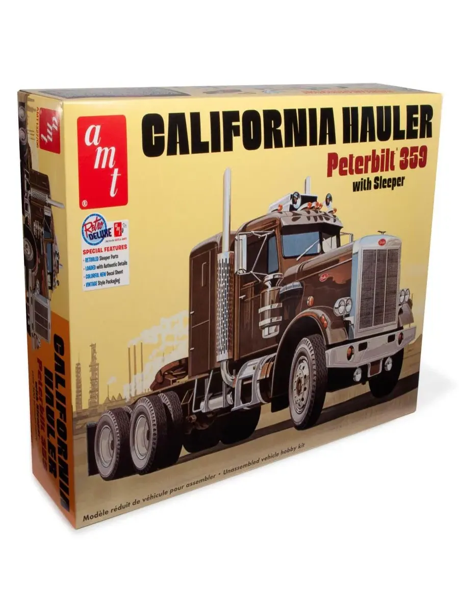 Набор для сборки модели грузовика Peterbilt 359 California Hauler Round 2 — мульти