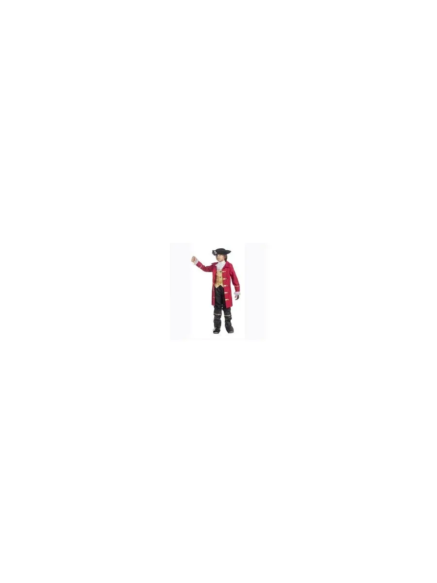 Детский пиратский костюм Dress Up America — изображение 2 из 2, красный/черный