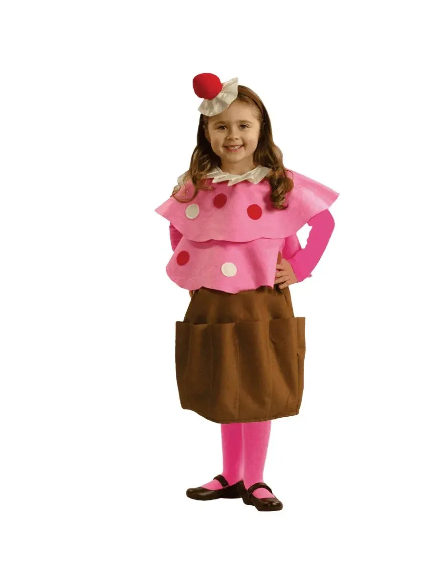 Костюм «Кремовый кекс» для девочек младшего возраста Dress Up America