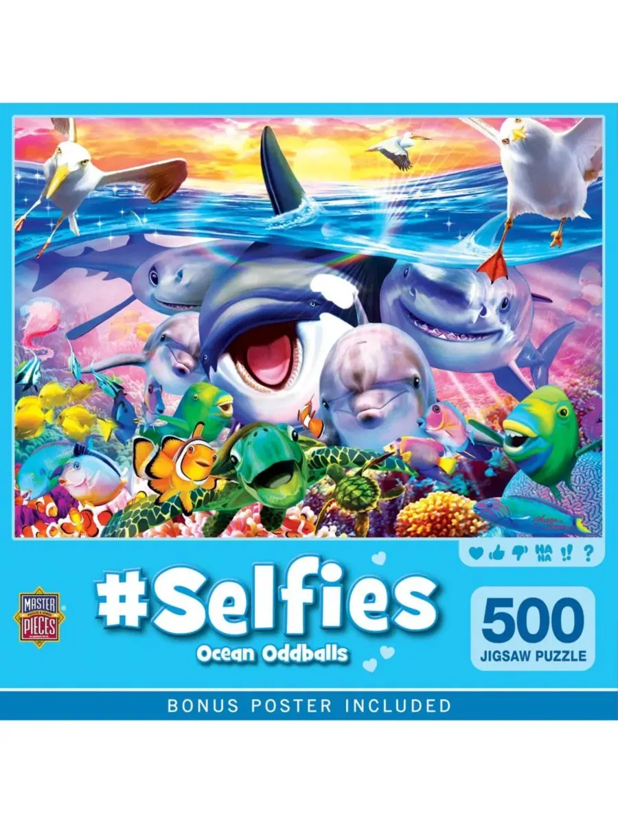 «Селфи» - пазл Ocean Oddballs из 500 деталей Masterpieces — мульти