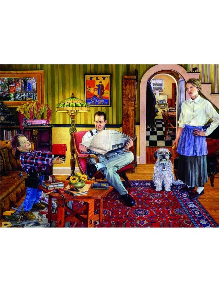 Пазл 1000 элементов «Red Paint» SunsOut