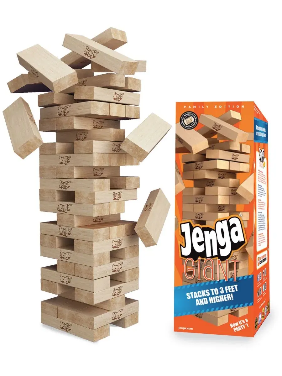 Настольная игра Дженга Гигант Family Edition Jenga — изображение 2 из 2, нет цвета