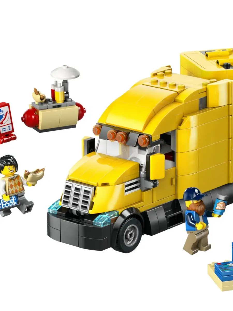 Игровой набор LEGO City Желтый грузовик доставки 60440 — изображение 11 из 14, мульти