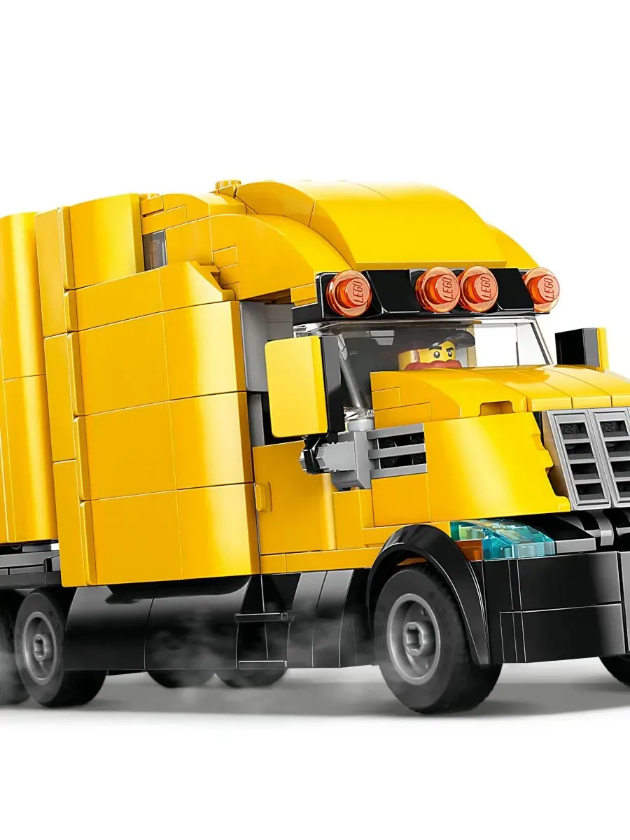 Игровой набор LEGO City Желтый грузовик доставки 60440 — изображение 4 из 14, мульти