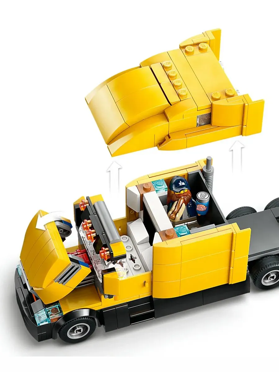 Игровой набор LEGO City Желтый грузовик доставки 60440 — изображение 5 из 14, мульти