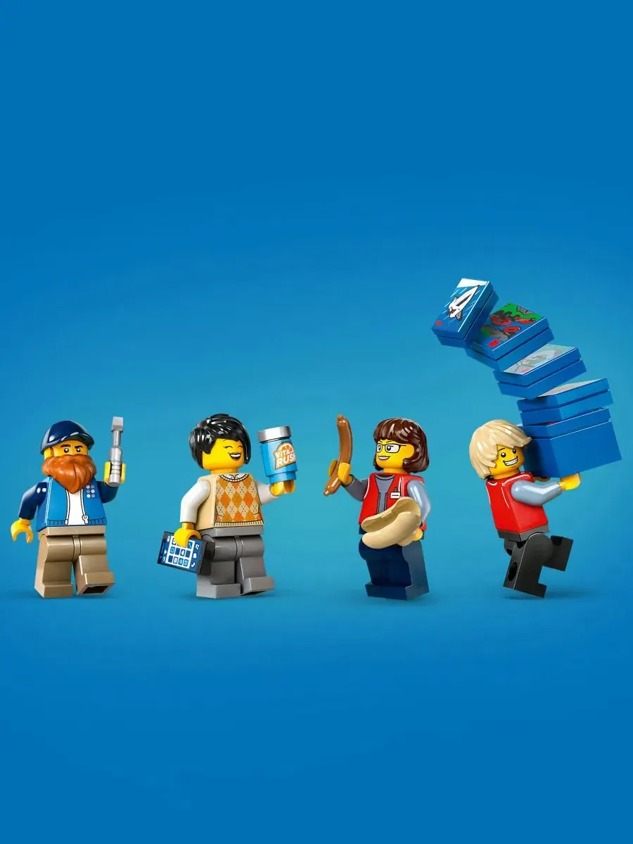 Игровой набор LEGO City Желтый грузовик доставки 60440 — изображение 9 из 14, мульти