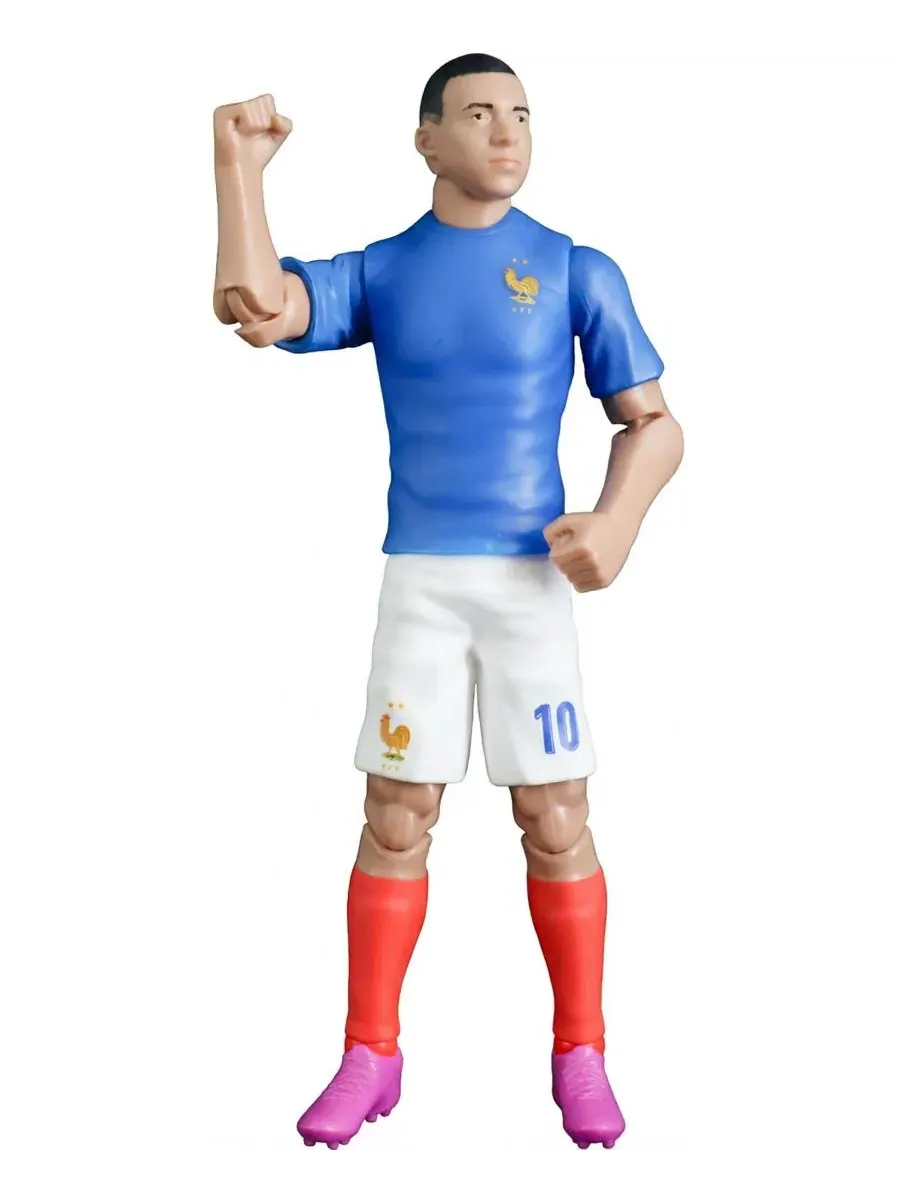 Коллекционная фигурка Килиана Мбаппе, 20 см, с 10 точками артикуляции Banbo Toys — изображение 8 из 9, мульти