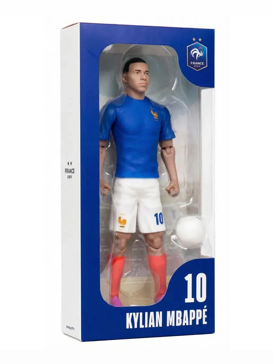 Коллекционная фигурка Килиана Мбаппе, 20 см, с 10 точками артикуляции Banbo Toys — изображение 9 из 9, мульти