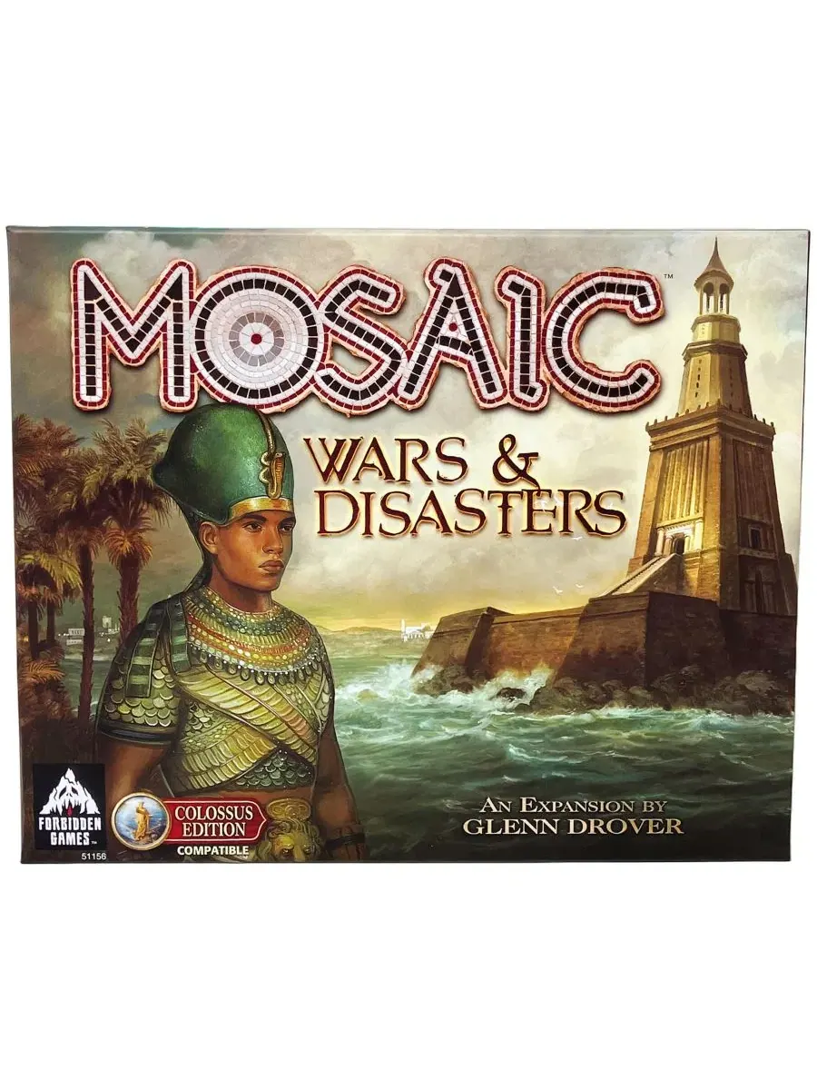 Настольная игра Mosaic Wars Disasters Expansion Colossus Edition Forbidden Games