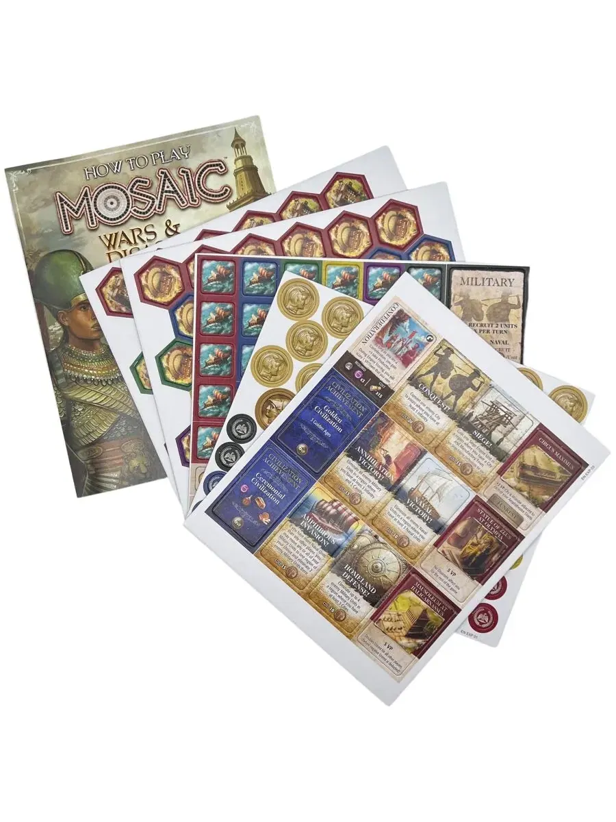 Настольная игра Mosaic Wars Disasters Expansion Colossus Edition Forbidden Games — изображение 6 из 8, мульти