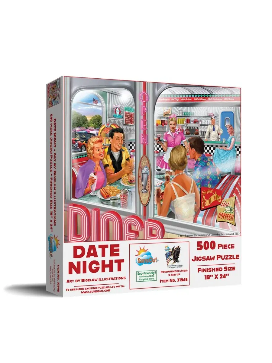 Пазл 500 деталей Date Night SunsOut