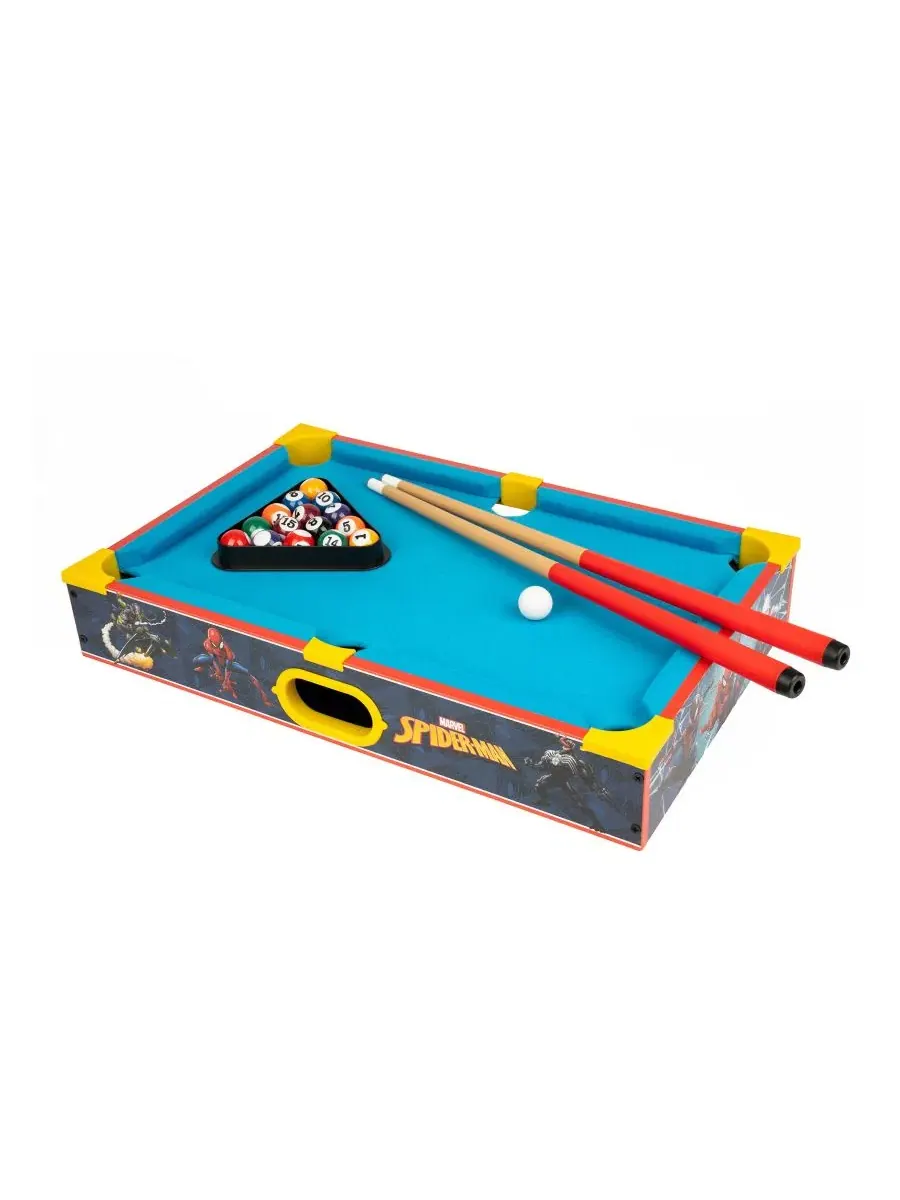 Настольный бильярд Spider-Man Tabletop Pool Table World Tech Toys