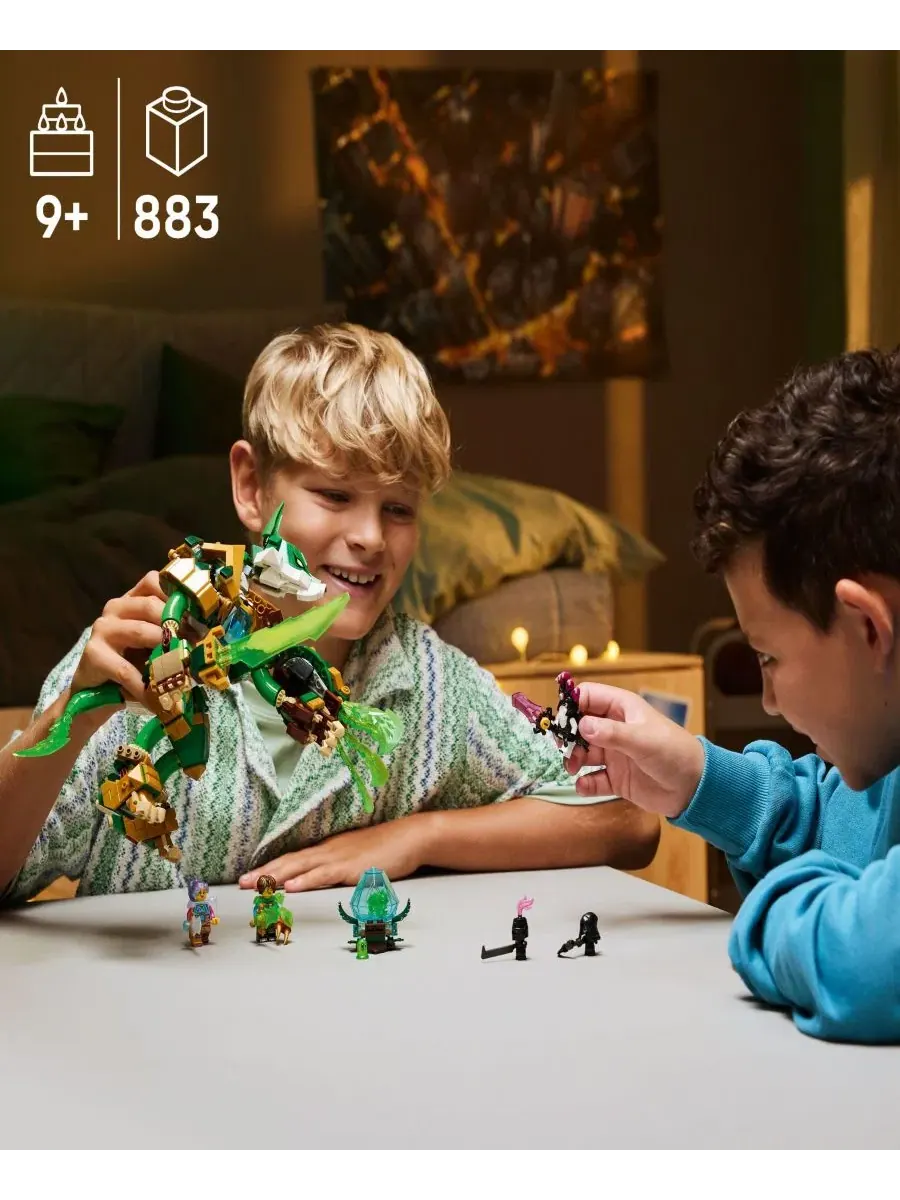 Конструктор DREAMZzz Fox Guardian Mech Building Toy 71508, 883 детали Lego — изображение 2 из 6, нет цвета